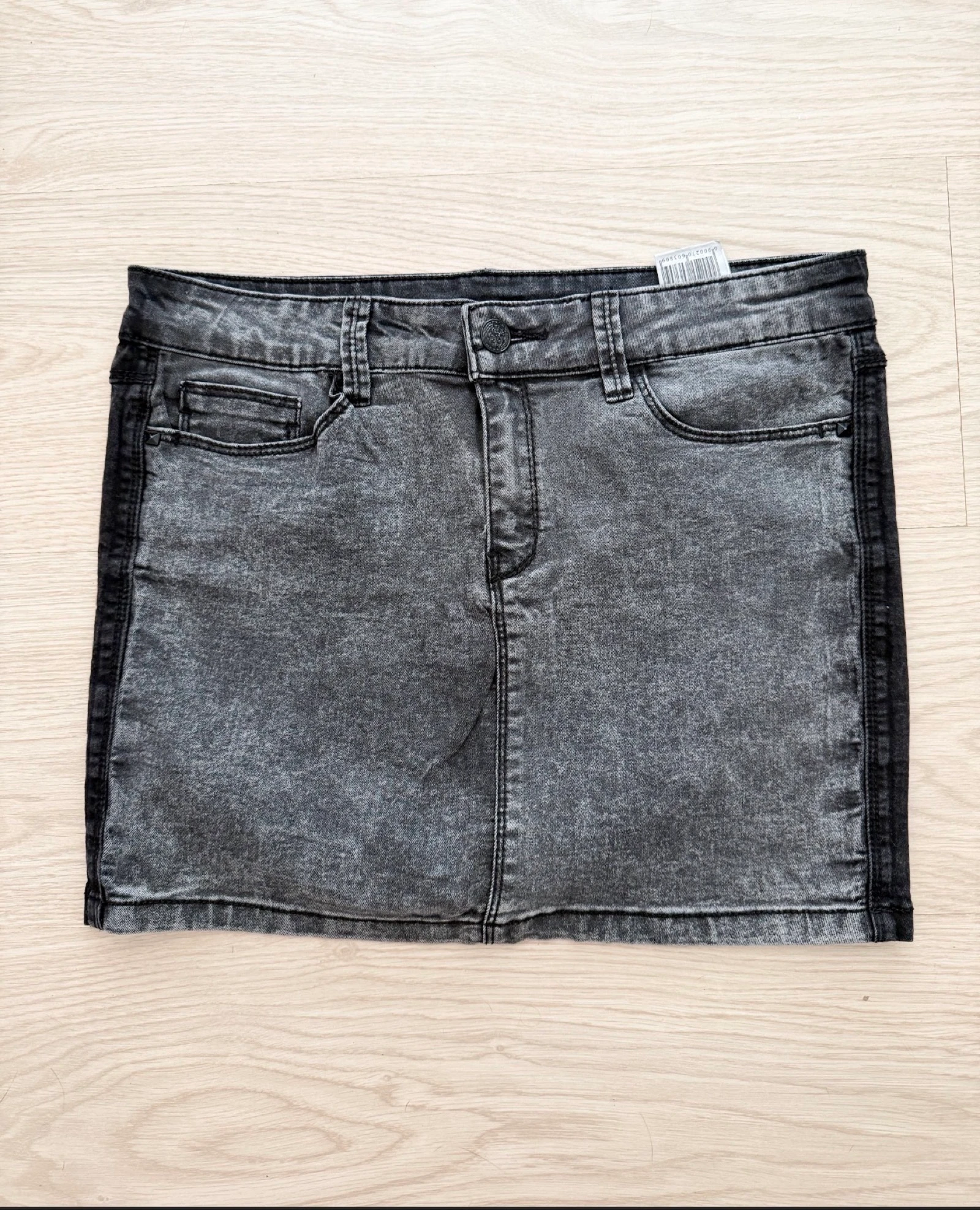 Mini jupe en jean grise Pimkie taille 38 M